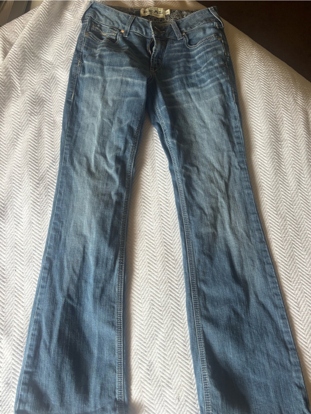 Ariat Women's Light Blue Flare Denim Jeans